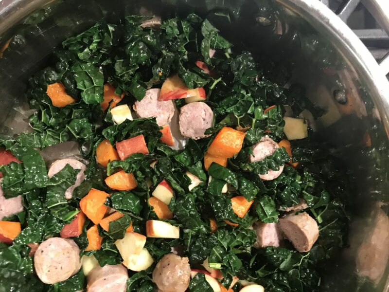 Kale & Sausage Hash