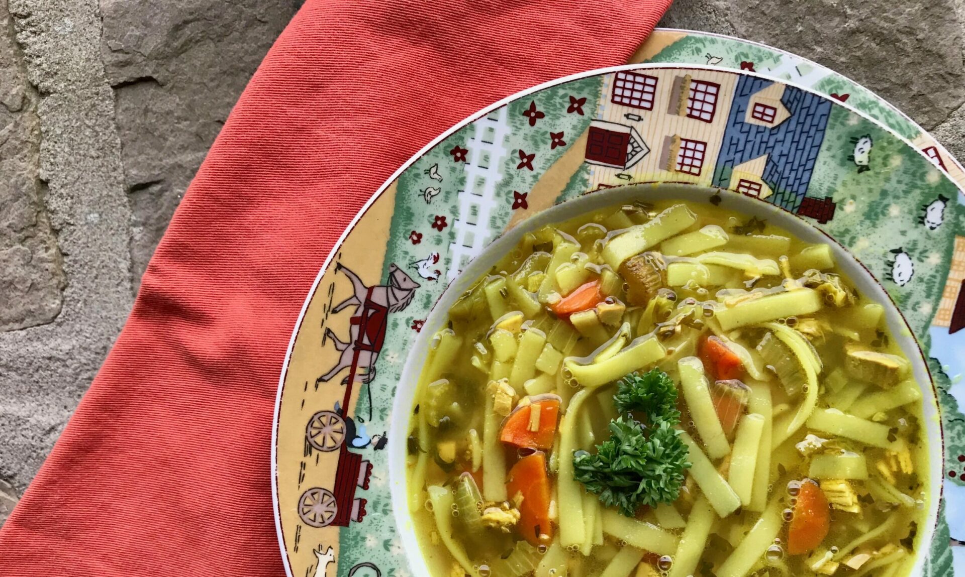 Healing Turkey Noodle Soup