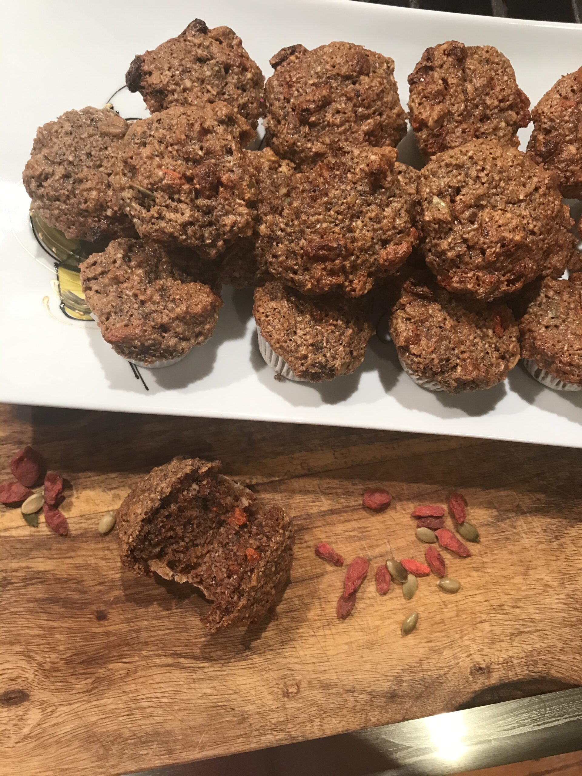 Goji Berries & Yogurt Mini Muffins