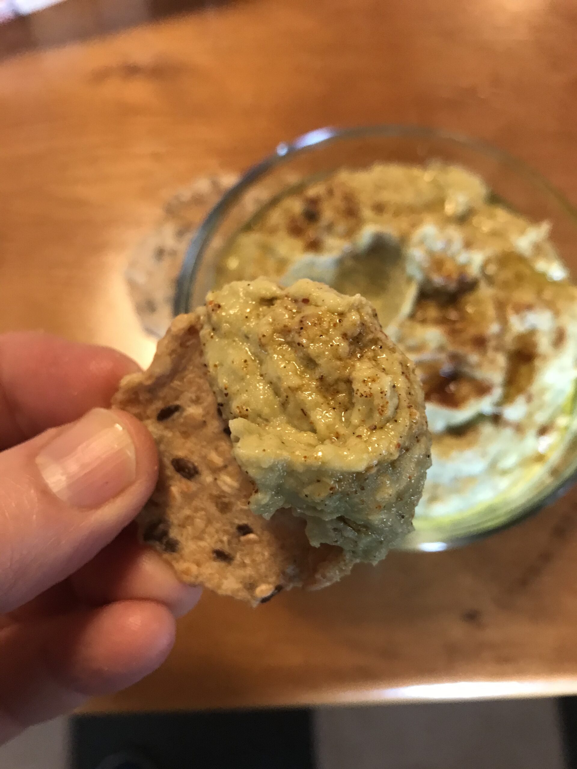 Garlic Avocado Hummus
