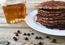 Chocolate Blueberry Pancakes 2