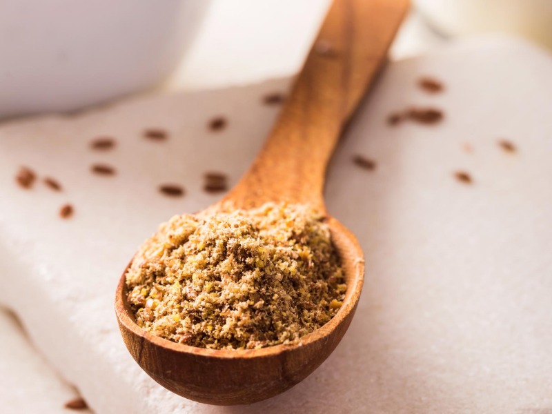 Heal Acne by Ground Flax Seed