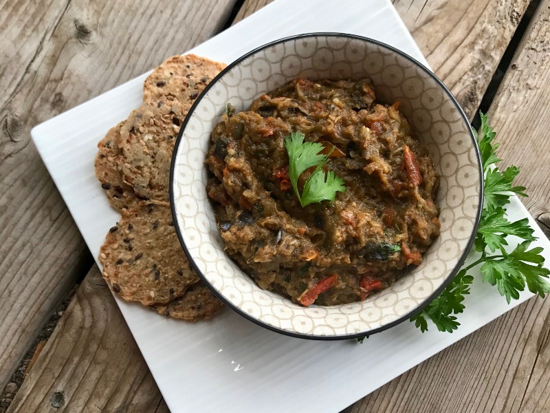 Zaalouk (Moroccan Eggplant Salad)