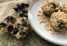 Banana Blueberry Oat Muffin